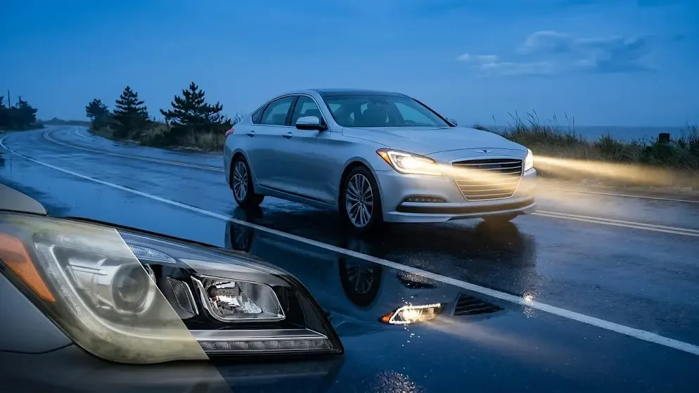 Professional Headlight Restoration Ocean County NJ for yellow lenses